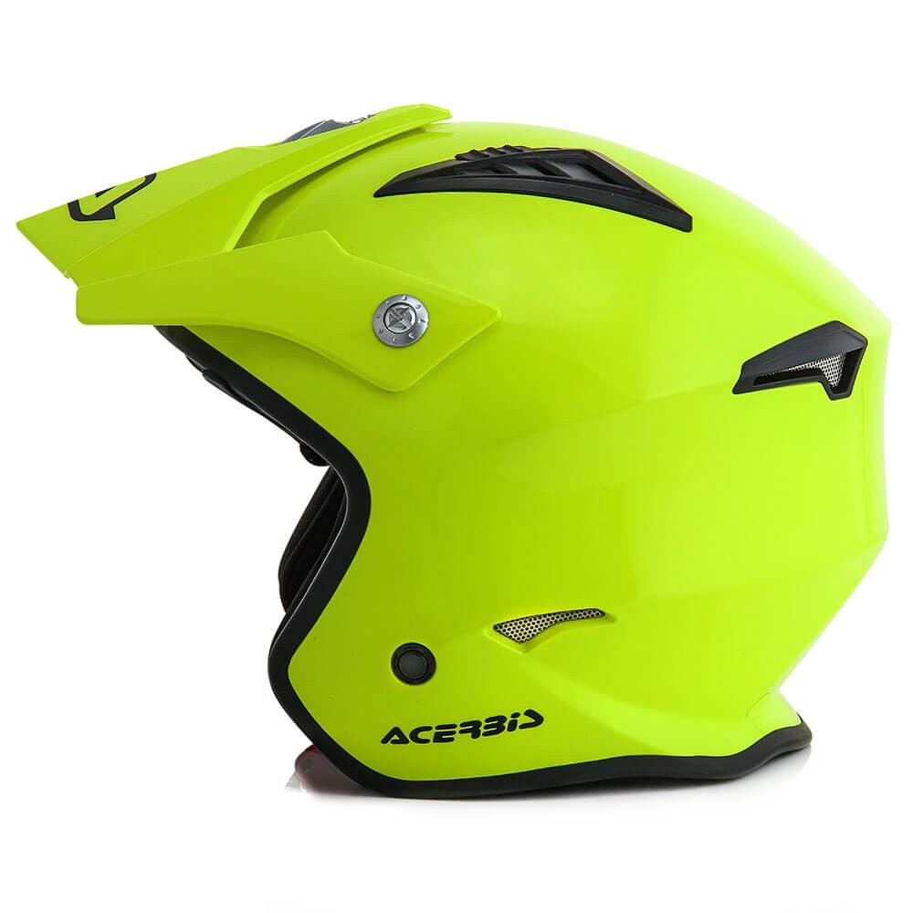 CASCO ACERBIS JET ARIA COLOR Amarillo Fluo TALLA XS