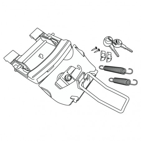 CERRADURA SHAD COMPLETA BAÚL SH46