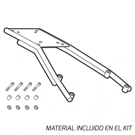 SOPORTE BAÚL SHAD HONDA CBF500, CBF600, CBF1000