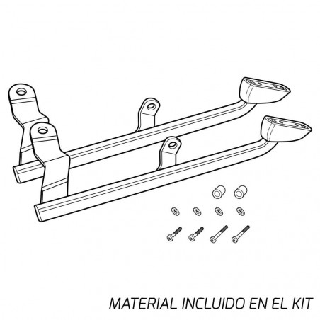 SOPORTE BAÚL SHAD KAWASAKI ER6 N/F