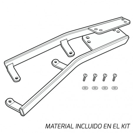 SOPORTE BAÚL SHAD KAWASAKI ER6 N/F 2006-2008