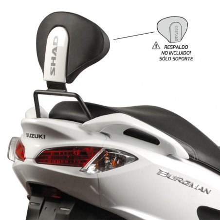 SOPORTE RESPALDO SHAD SUZUKI BURGMAN