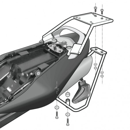 SOPORTE BAÚL SHAD SUZUKI GSR600