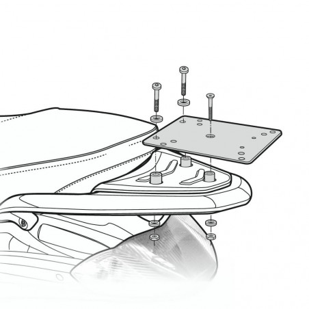 SOPORTE BAÚL SHAD PIAGGIO LIBERTY 50/125