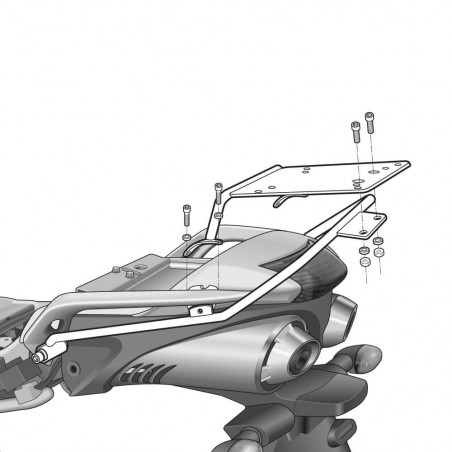 SOPORTE BAÚL SHAD YAMAHA FAZER FZ6 N/S