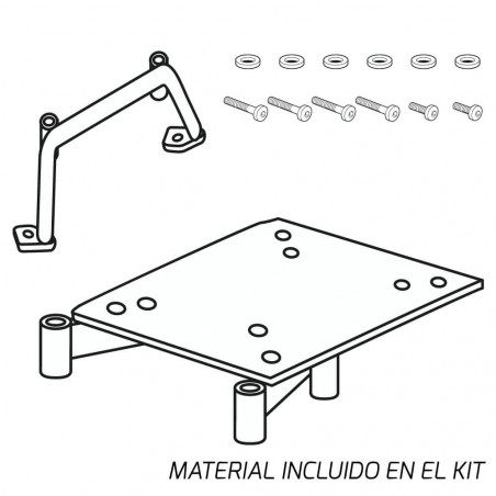 SOPORTE BAÚL SHAD YAMAHA MAJESTY 400