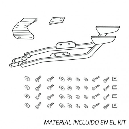 SOPORTE BAÚL SHAD HONDA CB500F, CBR500R