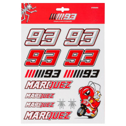 KIT ADHESIVOS GP RACING APPAREL MARQUEZ GRANDE