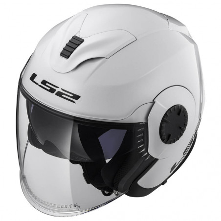 Preludio después de esto Cortar CASCO LS2 OF570 VERSO SOLID COLOR Blanco TALLA M