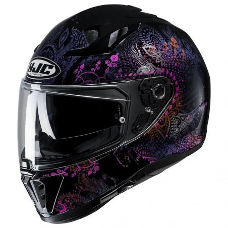 CASCO HJC I70 VAROK COLOR Negro Lila TALLA XXS