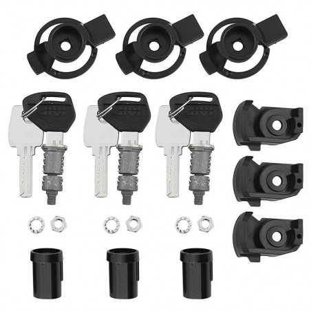 KIT 3 CERRADURAS BAÚL GIVI SL103 SECURITY LOCK