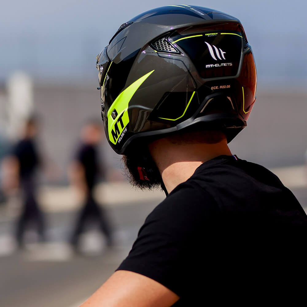 CASCO MT SUMMIT COLOR Negro/Amarillo TALLA XS