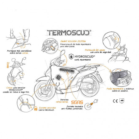 CUBREPIERNAS TUCANO URBANO TERMOSCUD R205 SYM FIDDLE