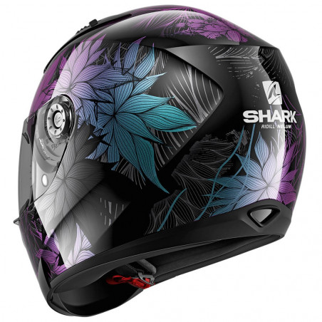 CASCO SHARK RIDILL 1.2 NELUM Negro/Lila TALLA XS