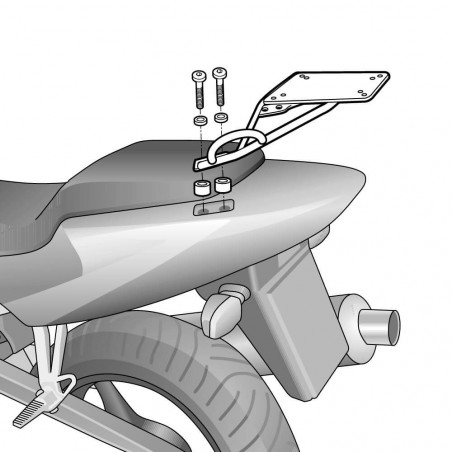 SOPORTE BAÚL SHAD HONDA CBR600F 2001-2008