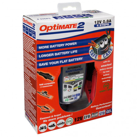 CARGADOR BATERÍAS TECMATE OPTIMATE 2