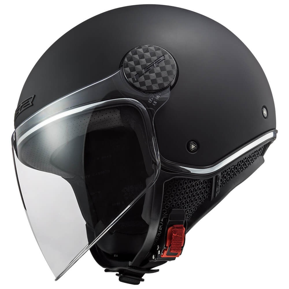 CASCO LS2 SPHERE LUX OF558 MATT BLACK NERO OPACO