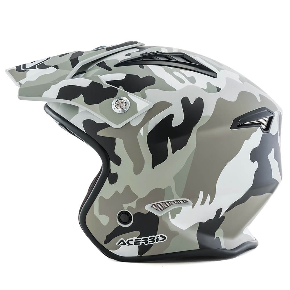 CASCO ACERBIS JET ARIA 22.06 GRAFFIX COLOR Negro/Blanco/Amarillo TALLA S