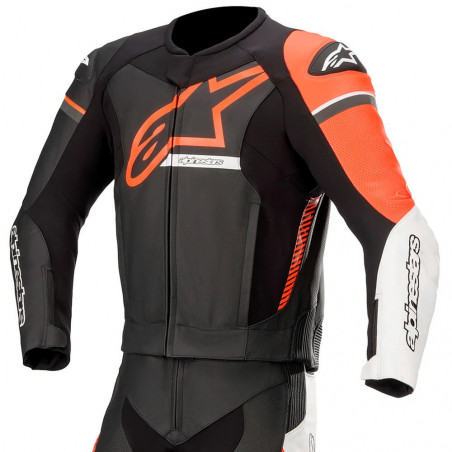 MONO ALPINESTARS FORCE PHANTOM 2 PIEZAS COLOR Negro/Blanco/Rojo TALLA 52