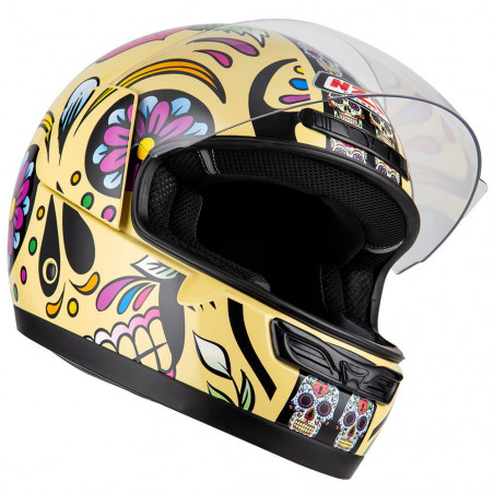 CASCO NZI ACTIVY 3 MEXICAN SKULLS