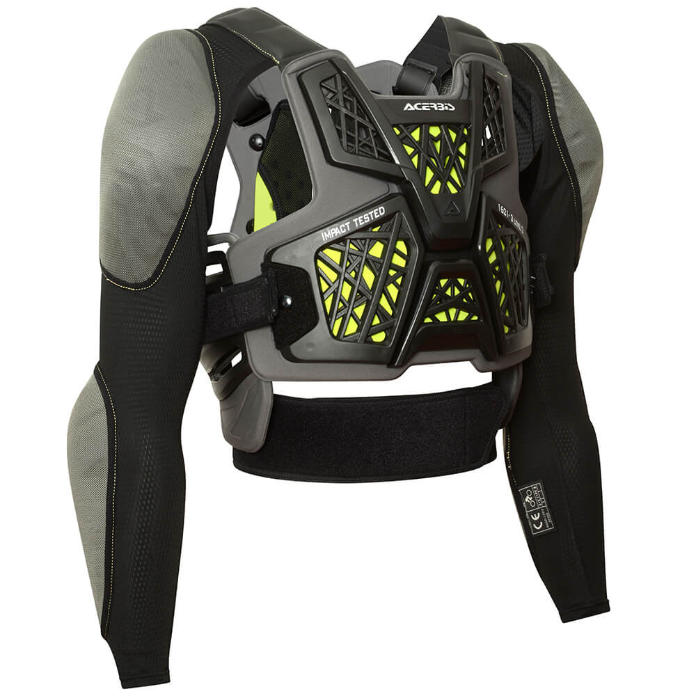 PETO ACERBIS SPEKTRUM LEVEL 2 COLOR Negro/Amarillo TALLA S/M