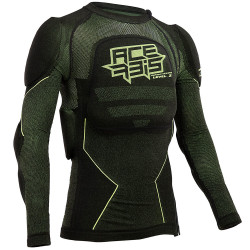 PETO ACERBIS X-FIT FUTURE LEVEL 2 COLOR Negro/Amarillo S/M