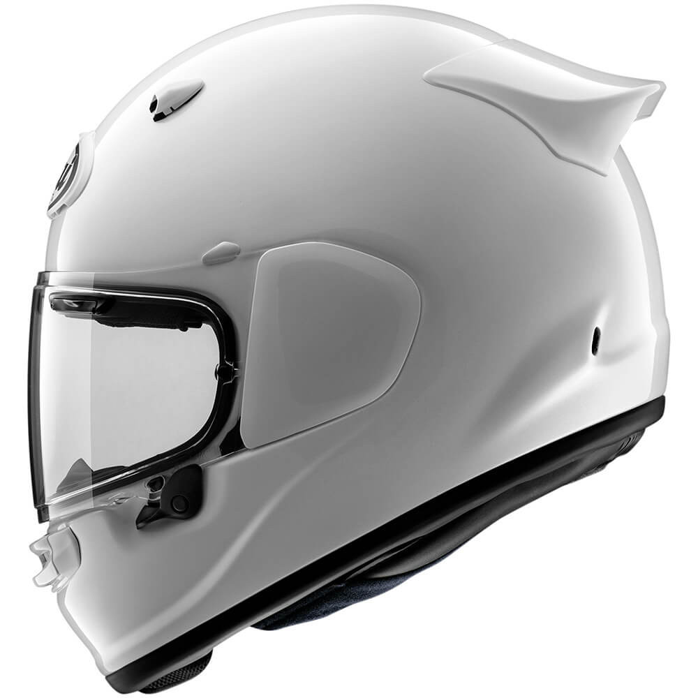 CASCO ARAI QUANTIC FACE COLOR Negro/Blanco/Rojo TALLA S