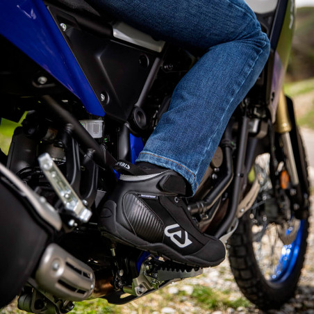 Botas de motocross con certificación CE de protección para moto azul 41