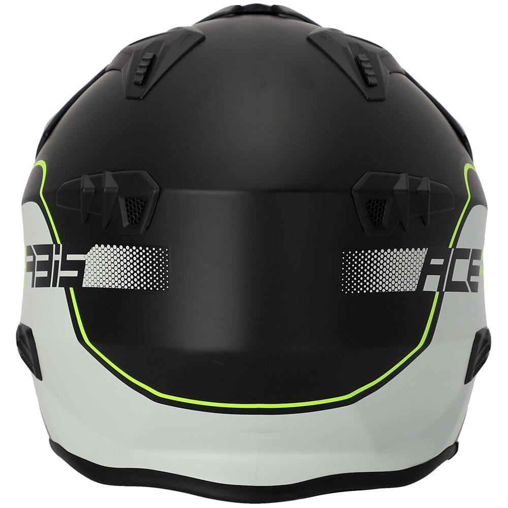 CASCO ACERBIS JET ARIA 22.06 GRAFFIX COLOR Negro/Blanco/Amarillo TALLA S