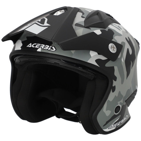 CASCO ACERBIS JET ARIA 22.06 CAMUFLAJE