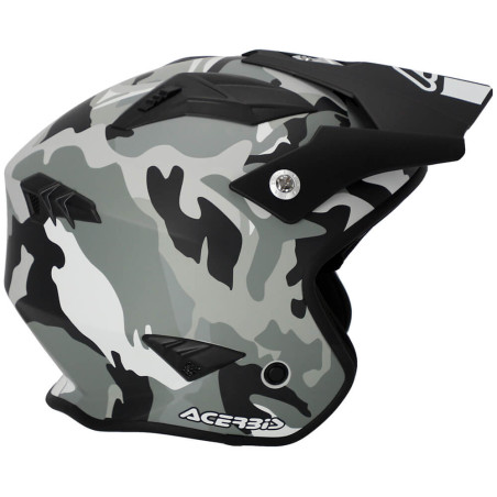 CASCO ACERBIS JET ARIA 22.06 CAMUFLAJE