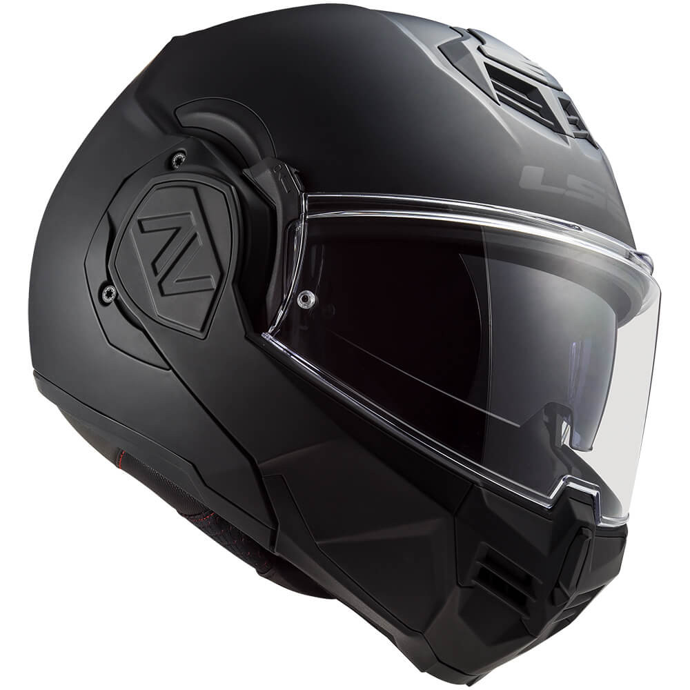 Casco Modular LS2 FF906 Advant Iron blanco negro LS2-569063612 Cascos  Modulares