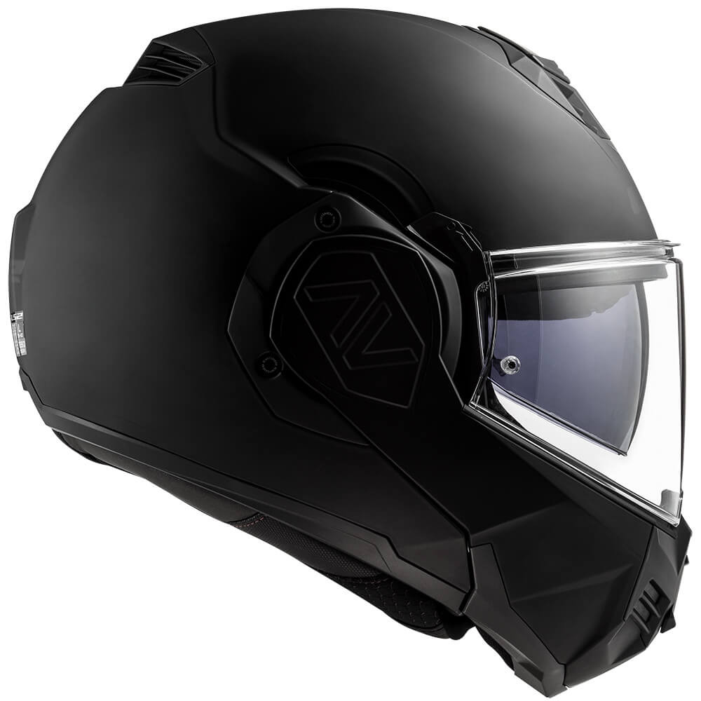 Casco Modular LS2 FF906 Advant Iron blanco negro LS2-569063612 Cascos  Modulares