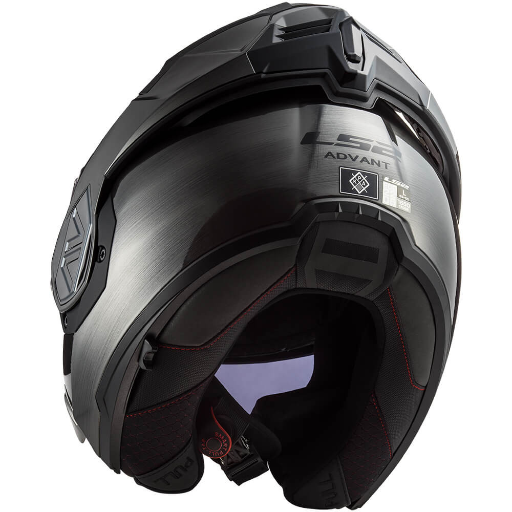 Casco modular LS2 FF906 Advant Iron Blanco Negro Jeans