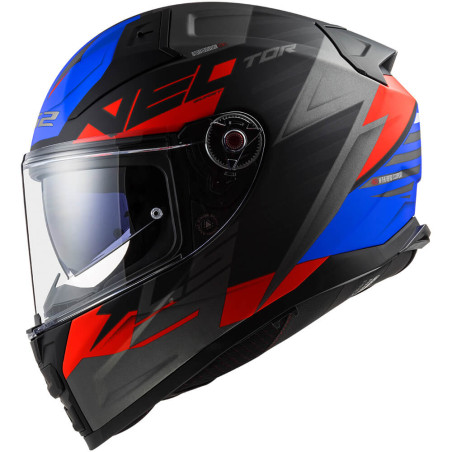 CASCO LS2 FF811 VECTOR II ABSOLUTE - LAST LAP! COLOR Azul/Rojo TALLA S