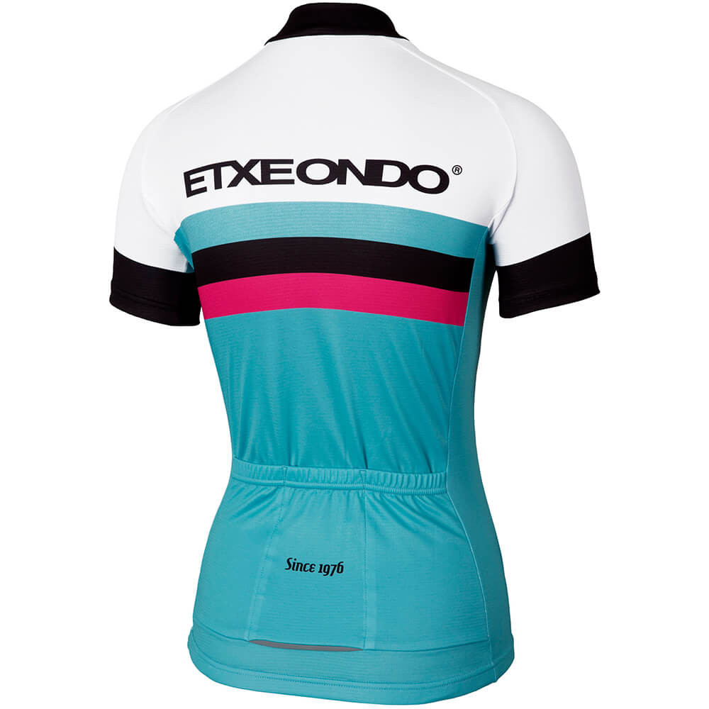 Expectativa Barrio masilla MAILLOT MANGA CORTA ETXEONDO 1976 MUJER COLOR Blanco/Azul TALLA XS