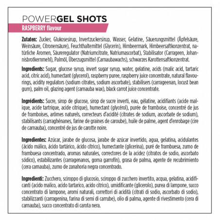 GOMINOLAS POWERBAR POWERGEL SHOTS FRAMBUESA