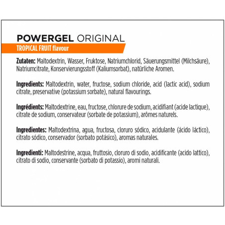 GEL POWERBAR POWERGEL ORIGINAL FRUTAS TROPICALES