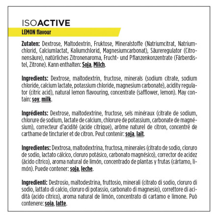 BOTE POWERBAR ISOACTIVE LIMÓN 1320G