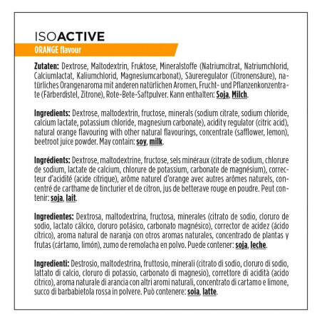 BOTE POWERBAR ISOACTIVE NARANJA 600G