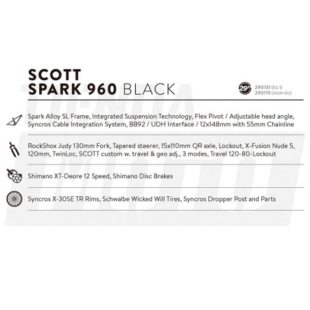 BICICLETA SCOTT SPARK 960