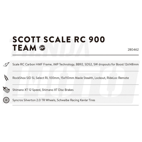 BICICLETA SCOTT SCALE RC 900 TEAM - LAST LAP!