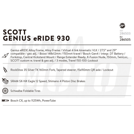 BICICLETA SCOTT GENIUS ERIDE 930