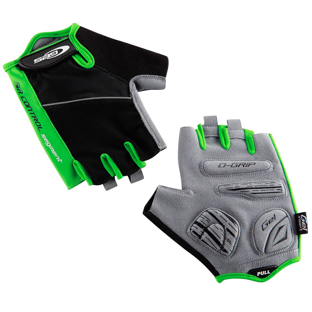 GUANTES GES EVO COLOR Negro Verde TALLA S