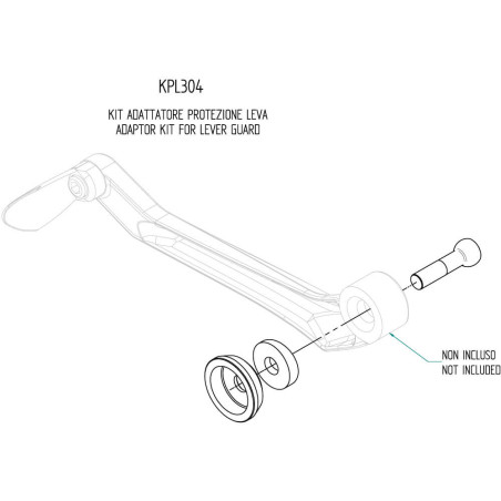 KIT MONTAJE PROTECTOR MANETA FRENO LIGHTECH KPL304