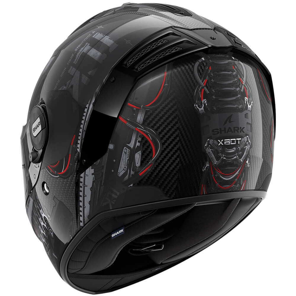 Casco Shark Spartan RS Carbon XBot plata HE8157EDAS Cascos Integrales