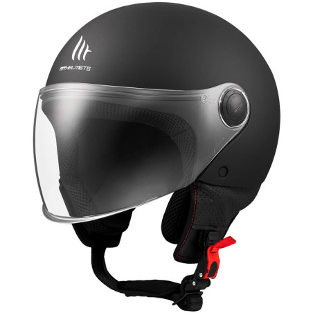 CASCO MT STREET S SOLID COLOR Negro Mate TALLA M