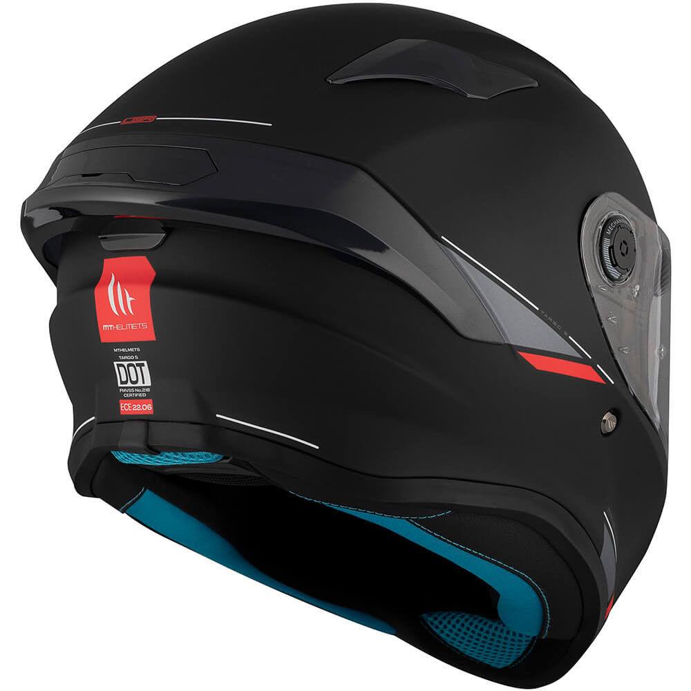 CASCO MT TARGO SOLID COLOR Negro Mate TALLA XS