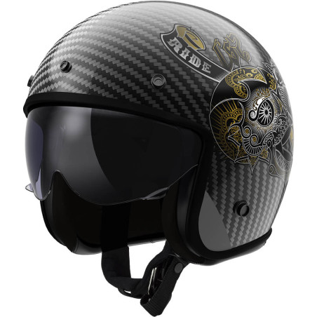 CASCO LS2 OF601 BOB II CARBON CUSTOM