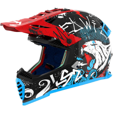 CASCO LS2 MX437 FAST EVO II MINI STARMAW